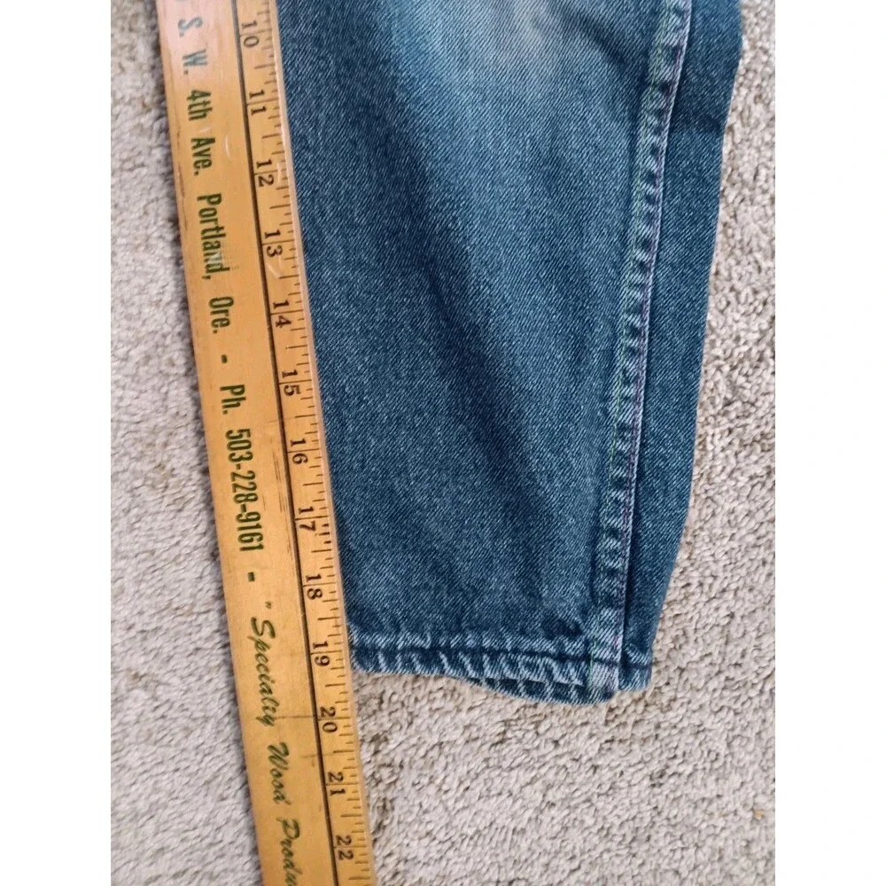Vintage OshKosh B'Gosh Girls Vestbak Sz 6X Denim Overalls USA Patches Plaid Pink